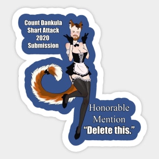 Count Dankula Fanart - Delete This Sticker